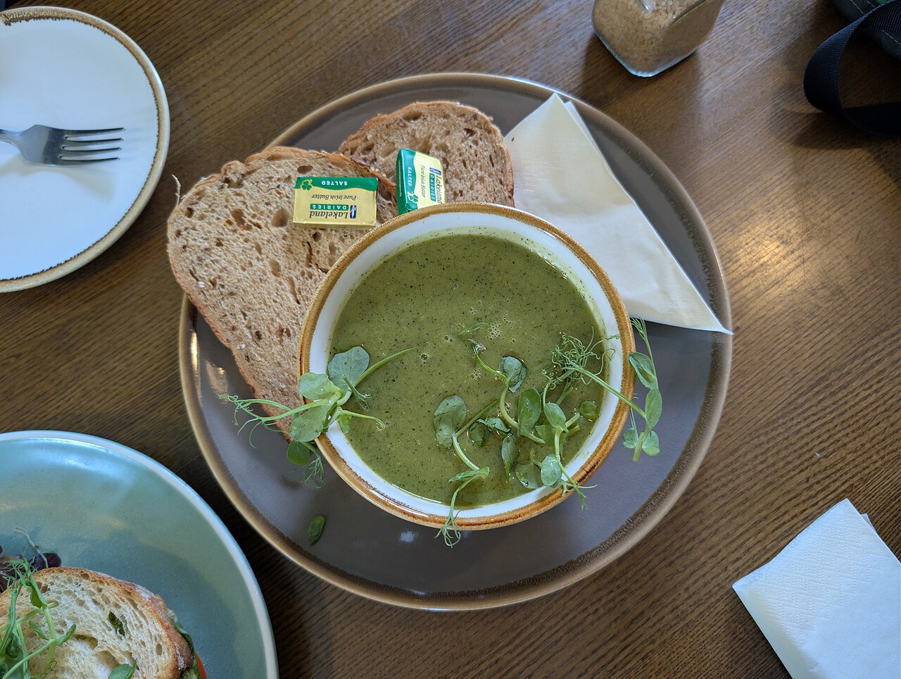 Pea Mint & Garden Herb Coconut Soup